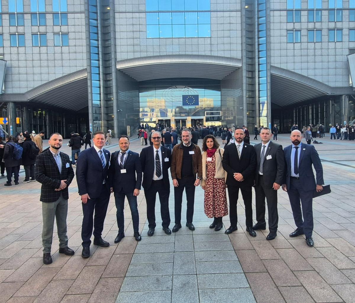 Reunión del Intergrupo de Policías del Parlamento Europeo.